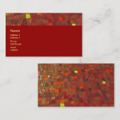 赤いタイル 名刺 (正面/裏面)