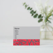 赤いタイル 名刺 (スタンド正面)