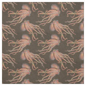 赤いタコ ファブリック (見本)