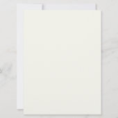 赤いタスリーズモチーフパターン1フラット結婚式招待状 招待状 (裏面)