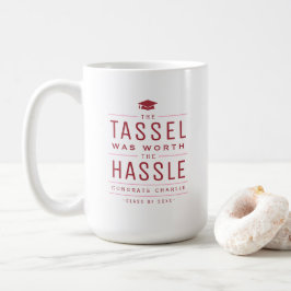 赤いタッセルは面倒な卒業式の価値があった コーヒーマグカップ