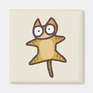 赤いタビー猫 マグネット