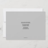 赤いタブの卒業発表 案内状 (裏面)