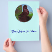 赤いタンブラー鳩サークル チラシ (手)