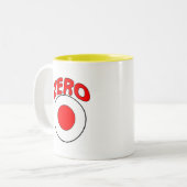 赤いターゲット ツートーンマグカップ (正面左)