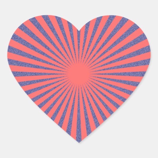 赤いターゲット –  ハートシール (正面)