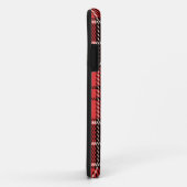 赤いタータンチェックケースメイトiPhoneケース Case-Mate iPhoneケース (裏面/右)