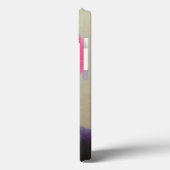 赤いターバンの紫色のジャケット Case-Mate iPhoneケース (裏面 / 左)
