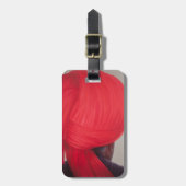 赤いターバン2012年 ラゲッジタグ (正面縦)