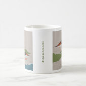 赤いターンストーンのマグカップ コーヒーマグカップ (中央)