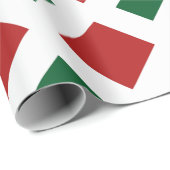 赤いダイヤはっきりしたン縁どグ・緑 ラッピングペーパー (ロールコーナー)