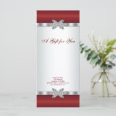 赤いダイヤモンドのビジネスのギフト券 (スタンド正面)