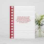 赤いダイヤモンドカスタマイズページ、独自の文字 (スタンド正面)