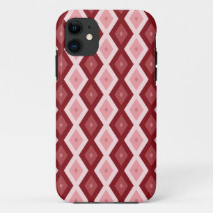 赤いダイヤモンドパターンケースメイトiPhoneケース iPhone 11 ケース