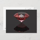 赤いダイヤモンドルビー ポストカード (正面/裏面)