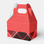 赤いダイヤモンド柄のタータン　フェイバーボックス フェイバーボックス (裏面サイド)