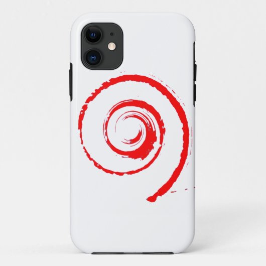 赤いダイヤルの電話ケース Case-Mate iPhoneケース (裏面)