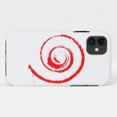 赤いダイヤルの電話ケース Case-Mate iPhoneケース (裏面(横))
