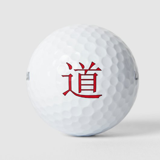 赤いダオ記号 ゴルフボール (正面)