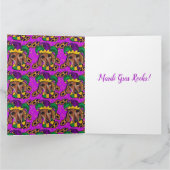 赤いダックスフント カード (内部)