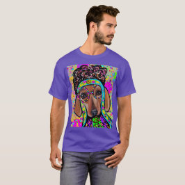 赤いダックスフント Tシャツ