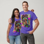 赤いダックスフント Tシャツ (ユニセックス)