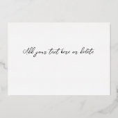 赤いダックスフンド ウィーナードッグ 幸せなホリデー 水彩画 箔シーズンカード (裏面)