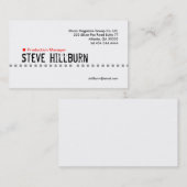 赤いダッシュの名刺4 名刺 (正面/裏面)