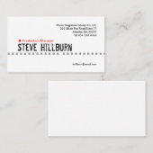 赤いダッシュの名刺4 名刺 (正面/裏面)