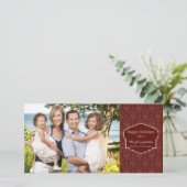 赤いダマエレガントスクフォトカード シーズンカード (スタンド正面)