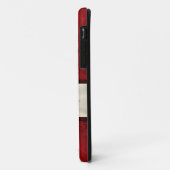 赤いダマスクとリボン Case-Mate iPhoneケース (裏面/左)