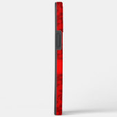 赤いダマスクパタパーソナライズされたーンiphoneケース Case-Mate iPhoneケース (裏面 / 右)