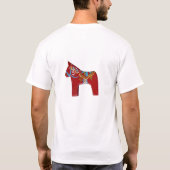 赤いダラホースシャツ Tシャツ (裏面)