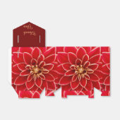 赤いダリアの感謝 フェイバーボックス (折り畳みなし)