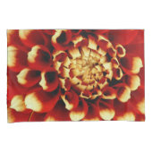 赤いダリアの枕箱 枕カバー (正面右)