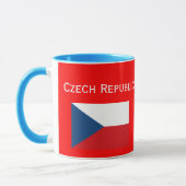 赤いチェコスロバキア共和国のマグ マグカップ (左)