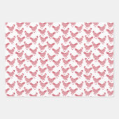 赤いチキンヘン ラッピングペーパーシート (正面2)