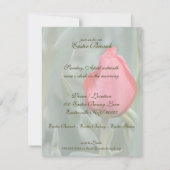 赤いチューリップのイースターブランチ招待状 招待状 (裏面)