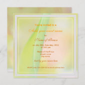 赤いチューリップの花すべてパーティの招待状 招待状 (正面/裏面)