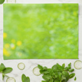 赤いチューリップの花2つ キッチンタオル (折り畳み)