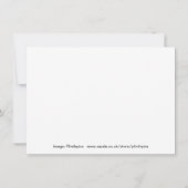 赤いチューリップカード (裏面)