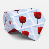 赤いチューリップタイ ネクタイ (ロール)