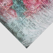 赤いチューリップダチョウ羽毛の一時的な分離 薄葉紙 (詳細)