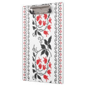 赤いチューリップパターン クリップボード (左)