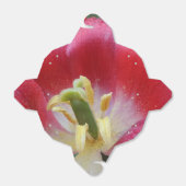 赤いチューリップフラワー取り出し特典ボックス フェイバーボックス (折り畳みなし)