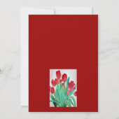 赤いチューリップ (裏面)