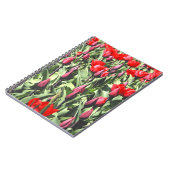 赤いチューリップ ノートブック (左側)