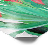 赤いチューリップ フォトプリント            (角)