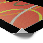 赤いチューリップ ポスター (角)