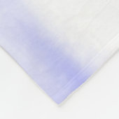 赤いチューリップ（青） フリースブランケット (角)